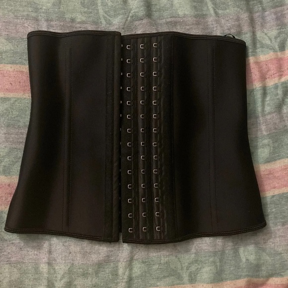 YIANNA Waist Trainer for Women Body Shaper Long Torso Sport Latex Cincher Corset - Picture 3 of 3